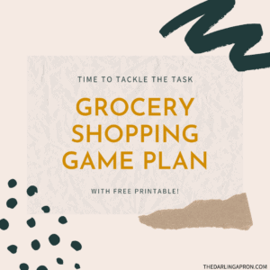 Grocery shopping game plan cover photo