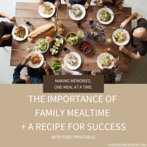 Family Mealtime Cover Photo with people gathered around dining table