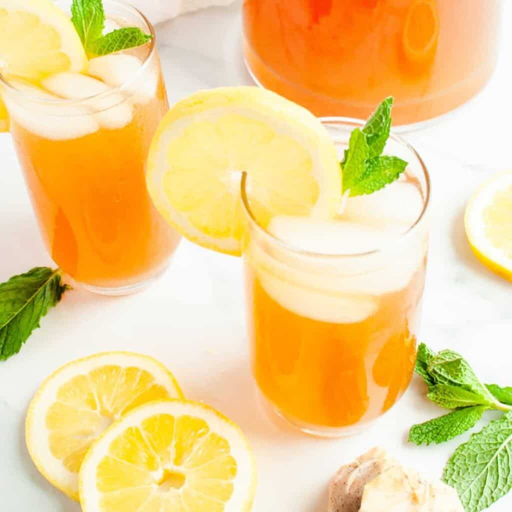 Homemade Lemonade Iced Tea - The Darling Apron