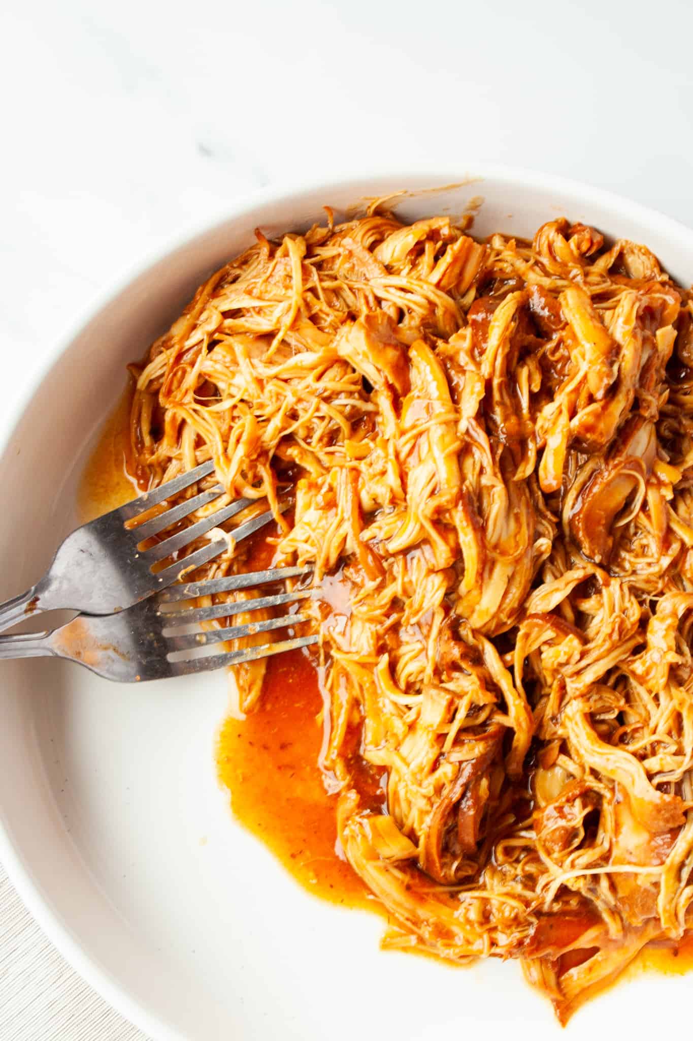 Slow Cooker BBQ Ranch Chicken The Darling Apron