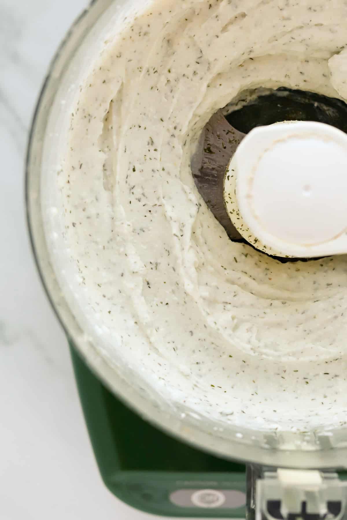Dip blended in food processor. 