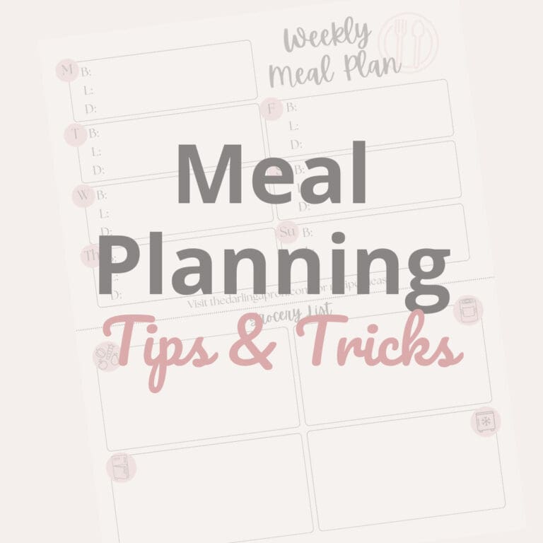 Easy Meal Planning Tips + Free Printable