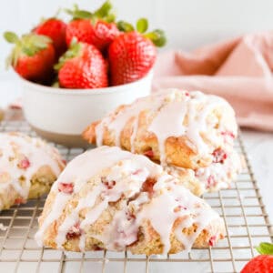 Featured strawberry scone photo
